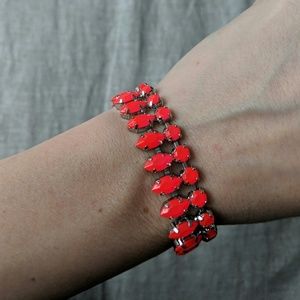 Ann Taylor neon pink bracelet